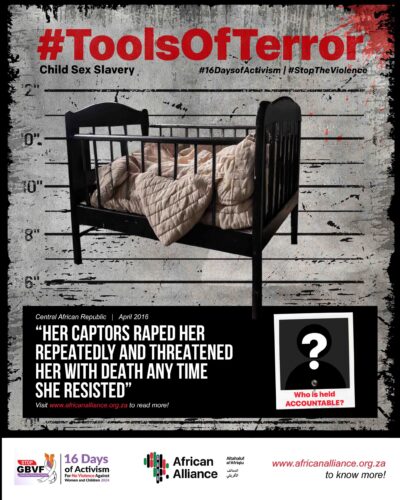 16 days poster-childsexslavery