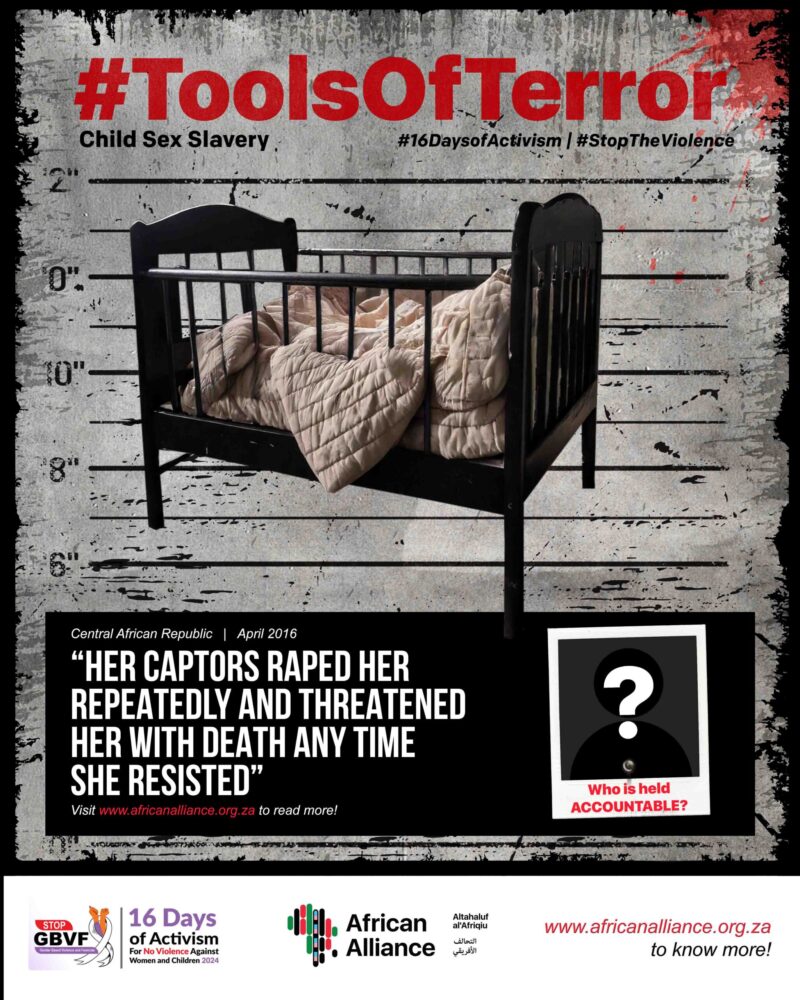 16 days poster-childsexslavery